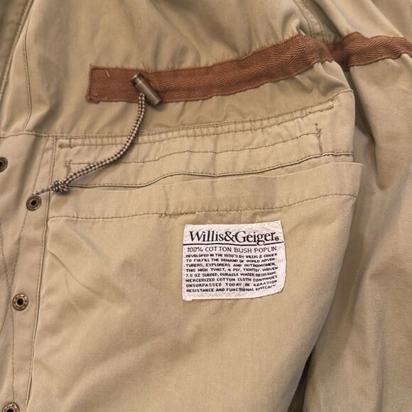 WILLIS & GEIGER Vintage 90s Military Paratrooper Style Jacket - Picture 10 of 13